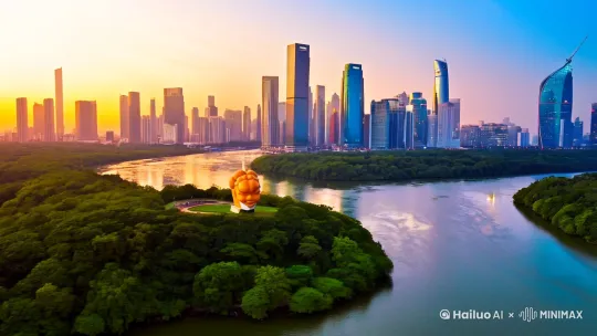 体现长沙市所有景区视频，视频时长2分钟 by Hailuo AI Video Generator