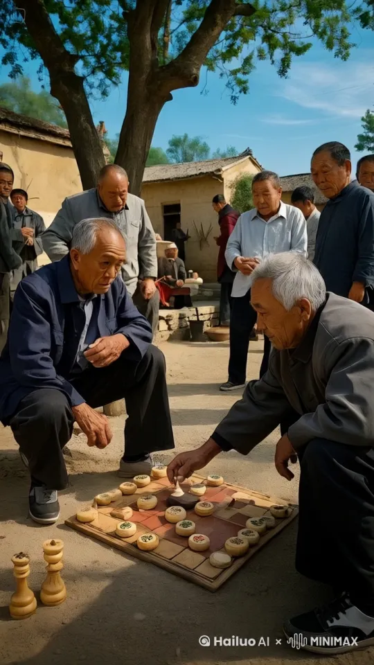 镜头移动，动态跟随，展现一个史诗般的激烈打斗场面。两个人正在进行惊心动魄的中国功夫对决，身形矫健，步伐灵活，每一个动作都充满力量与技巧。一人率先发动攻击，以迅雷不及掩耳之势踢出一记凌厉的侧踢，另一人迅速后仰躲避，紧接着回击一套连贯的拳法，拳风呼啸。他们的招式刚柔并济，时而是刚猛的直拳，时而是柔美的转身回旋踢。身影交错之间，地面的尘土飞扬而起，镜头动态跟随，从不同角度展现他们激烈的交锋，周围的人拍手叫好。
 by Hailuo AI Video Generator