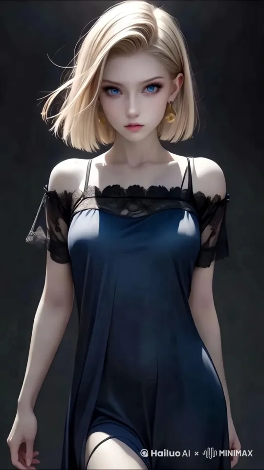 在一个灯光闪烁的舞台，尽情享受着自己优美的舞蹈 by Hailuo AI Video Generator