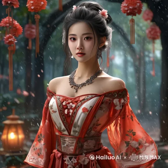 画面中的女子向前走了两步,然后低头弯腰,摘下一朵盛放的雏菊,她长袍轻轻摆动,雾气在她周围缓缓流动,增添了几分朦胧美感,光线穿透薄雾,洒落在花田上,营造出一种梦幻般的氛围,让人仿佛置身于童话世界之中。整个视频通过固定视角的拍摄,捕捉到了女子与自然和谐共处的美好瞬间,每一帧都是对美的极致追求。 by Hailuo AI Video Generator