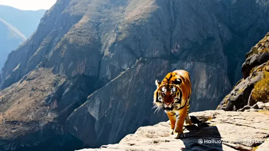 猛虎下山 by Hailuo AI Video Generator