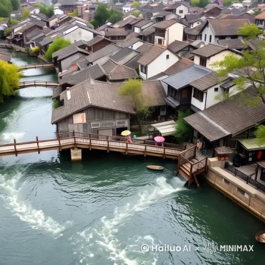 相机向主体直线推进，画面范围缩小，主体逐渐放大。 by Hailuo AI Video Generator