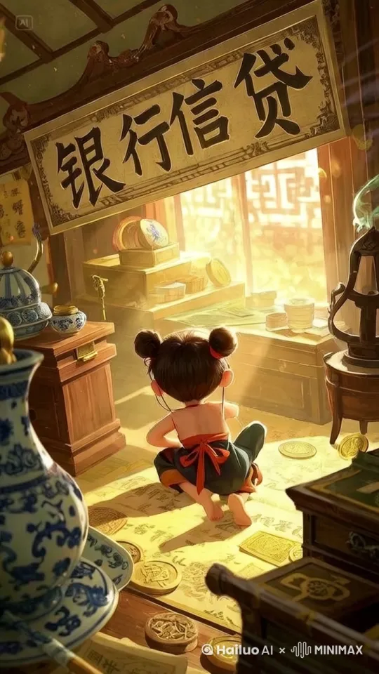哪吒拿一大捆钞票走出来 by Hailuo AI Video Generator