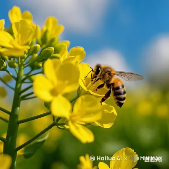 蜜蜂飞舞 by Hailuo AI Video Generator