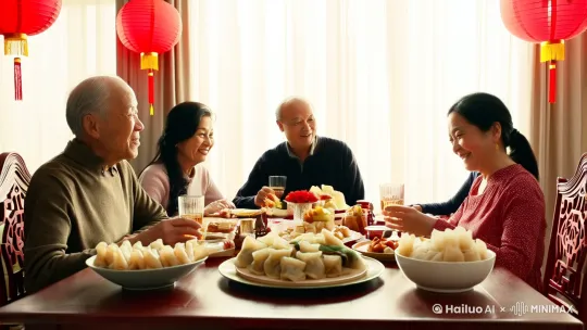 嗯,用户的问题是“过年全家团圆视频”,我需要帮他整理相关的信息和拍摄技巧。首先看看搜索结果里的内容。网页1、3、5提到了疫情期间通过视频连线进行云年夜饭的例子,比如七人五地云聚餐,还有家庭通过视频分享做菜过程,这些都是团圆视频的实例。网页2讲的是2200人的全家福拍摄,这可能涉及到大型家庭聚会的视频拍摄方法。网页6和7是2025年的内容,关于蛇年春节短视频大赛和除夕夜摄影指南,里面提到了拍摄准备、构图、光线等技巧,特别是如何记录家庭团聚的温馨瞬间。网页8和9则详细介绍了拍摄全家福的技巧,比如三脚架的使用、光圈选择、避免列队式站位等,这些同样适用于视频拍摄。
用户可能想知道如何拍摄过年的团圆视频,需要涵盖策划、设备、场景布置、拍摄技巧、后期处理等方面。要综合各个网页的信息,尤其是网页7的摄影指南和网页9的全家福技巧,结合实例中的云团圆元素。比如,可以提到提前策划分镜头,使用视频连线功能让异地家人参与,设备选择手机或相机,三脚架稳定,自然光运用,捕捉互动瞬间,以及后期剪辑加入文字和音乐。
还要注意引用相关网页,比如云聚餐的例子来自网页3和5,全家福拍摄技巧来自网页2和9,设备建议来自网页7和9,后期处理参考网页7。确保每个建议都有对应的引用,避免重复引用同一网页。同时,要结构清晰,分策划、设备、技巧、实例和后期几个部分,语言通俗易懂,符合用户的实际需求。
一、拍摄策划与创意设计
1. 主题与分镜设计
团圆视频可围绕“年夜饭筹备”“家庭互动”“异地云团聚”等场景展开。例如,记录家人包饺子、贴春联的过程,或通过视频连线让异地亲人“云参与”年夜饭,实时互动分享菜肴(如父子同步直播做饭^3^5)。分镜头可包括全景(全家围坐)、中景(互动细节)、特写(表情或年味装饰)等,增强叙事感。
2. 融入年味元素
参考传统习俗与当代创新,例如拍摄全家福时结合灯笼、春联等装饰^2^6,或模仿山东后八里沟村2200人集体“全家福”的创意,设计全家共同举杯、传递祝福的仪式感画面^2。
---
二、设备与场景准备
1. 设备选择
- 相机/手机:专业相机(如配备广角镜头)适合拍摄大场景,手机则便于抓拍自然瞬间^7^9。
- 辅助工具:三脚架确保画面稳定,补光灯或反光板优化室内光线,避免直射闪光灯破坏氛围^7^9。
2. 场景布置
提前整理客厅或餐厅,布置红色装饰(如中国结、福字),突出节日氛围。若拍摄异地家庭连线,可统一背景元素(如相同款式的灯笼或餐具),增强画面协调性^3^6。
---
三、拍摄技巧与细节捕捉
1. 构图与视角
- 经典构图法:使用中心构图突出长辈举杯动作,三分法捕捉孩子嬉闹的生动场景^7。
- 多角度记录:低角度拍摄孩子拆红包的喜悦,俯拍全家围坐餐桌的热闹全景^7。
2. 光线与色彩
- 自然光为主,避免逆光拍摄。若光线不足,可利用台灯或窗边柔光,确保人物肤色自然^7^8。
- 突出红色、金色等喜庆色调,与春节主题呼应^6。
3. 情感表达
- 互动瞬间:抓拍长辈给晚辈发红包、家人碰杯欢笑等温情时刻^7^9。
- 表情特写:记录孩子惊喜的眼神、老人欣慰的笑容,增强感染力^7。
---
四、异地“云团圆”实例参考
1. 视频连线同步互动
如邵世博家庭通过视频直播两地年夜饭,父子同步烹饪并展示菜肴,最后隔空举杯庆祝^3^5。
2. 创意剪辑手法
将多地画面分屏呈现,或通过剪辑软件拼接为“团圆拼图”,配以温馨字幕(如“虽隔千里,心在一起”)^3^6。
---
五、后期处理与呈现
1. 剪辑与配乐
- 使用剪辑软件(如剪映、Premiere)拼接片段,加入转场特效(如渐隐、缩放)增强流畅感。
- 背景音乐选择传统民乐(如《春节序曲》)或温馨钢琴曲,匹配视频节奏^4^6。
2. 文字与特效
- 添加时间地点标签(如“2025除夕·家乡老宅”)、祝福语字幕,或动画特效(如烟花绽放)^6^7。
- 调色时适当增强暖色调,突出节日氛围^7。
---
总结
拍摄团圆视频需兼顾技术性与情感表达,从策划到后期均需融入家庭特色。可参考既有案例(如云聚餐、大型全家福),结合设备与场景优化,最终通过剪辑让视频成为承载亲情的新春记忆^2^3^6^7。 by Hailuo AI Video Generator