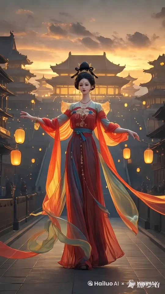 美女在跳舞，要带上运镜效果 by Hailuo AI Video Generator