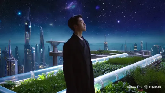 林珂从小就对星空充满了向往。他的父亲是一名宇航员,曾在一次任务中神秘失踪,留下的只有一段模糊的影像和一句意味深长的话:“宇宙的尽头,是时间的起点。”
这句话深深植根于林珂的心中,成为他不断追求梦想的动力。在这座未来城市中,科技的进步让人们的生活变得无比便捷,但林珂却始终保持着对未知的渴望。他常常漫步在城市的空中花园,仰望星空,思考着宇宙的奥秘。
城市的空中花园是未来城市的一大特色,这些花园悬浮在城市的不同高度,通过透明的管道与地面相连。人们可以在这里享受清新的空气和自然的美景,同时俯瞰整个城市的繁华。林珂喜欢在这里思考问题,感受着科技与自然的完美融合。 by Hailuo AI Video Generator
