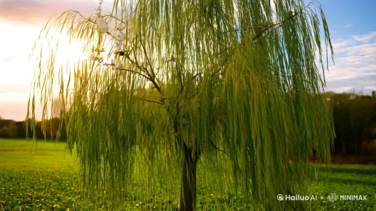 🌱 柳树：春天来了，我发芽了  
🌬️ 我：羽绒服，你休想离开我！八级春风了解一下？  
🤣 春风：听说你想美丽冻人？  
😅 我：不，我只想活着见到夏天的太阳  
🧥 羽绒服：别怕，有我在，春风它动不了你分毫 by Hailuo AI Video Generator