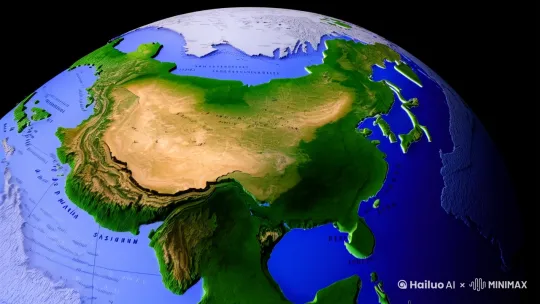 生成15秒动态视频，解释西安近10年GDP增长数据：
- 开场：地球3D模型聚焦到中国地图，省份区域亮起脉冲光效
- 转场：柱状图从地面升起，伴随百分比数字跳动增长（科技蓝主色调）
- 动态元素：流动的光线连接城市地标建筑与数据图表
- 技术要求：添加AI语音解说（女声，语速120字/分钟），背景音乐用轻快的电子音效"。以下是详细的创意和制作步骤：

### 1. **开场：地球3D模型聚焦到中国地图**
   - **视觉元素**：
     - 地球3D模型缓慢旋转，镜头逐渐拉近，聚焦到中国地图。
     - 陕西省区域开始亮起脉冲光效，象征着西安作为陕西省省会的重要地位。
   - **时长**：3秒
   - **AI语音解说**（女声，语速120字/分钟）：
     - “近年来，西安作为中国西部的重要城市，其经济增长引人注目。”

### 2. **转场：柱状图从地面升起**
   - **视觉元素**：
     - 镜头切换到西安的城市天际线，柱状图从地面升起，柱状图的高度代表GDP增长数据。
     - 柱状图使用科技蓝主色调，柱状图上升时伴随百分比数字跳动增长，数字从2014年开始逐年递增。
   - **时长**：7秒
   - **AI语音解说**（女声，语速120字/分钟）：
     - “2014年至2023年，西安的GDP从5400亿元增长至超过1万亿元，增幅显著。”

### 3. **动态元素：流动的光线连接城市地标建筑与数据图表**
   - **视觉元素**：
     - 流动的光线从西安的地标建筑（如钟楼、鼓楼、大雁塔等）延伸出来，连接到数据图表。
     - 光线流动时伴有轻微的闪烁效果，象征着城市发展的活力和动力。
   - **时长**：3秒
   - **AI语音解说**（女声，语速120字/分钟）：
     - “城市基础设施和新兴产业的快速发展，为西安的经济增长提供了强劲动力。”

### 4. **结尾：数据图表与城市天际线融合**
   - **视觉元素**：
     - 数据图表与西安的城市天际线逐渐融合，镜头拉远，展示整个城市的繁荣景象。
     - 背景音乐逐渐增强，象征着未来的无限可能。
   - **时长**：2秒
   - **AI语音解说**（女声，语速120字/分钟）：
     - “展望未来，西安将继续保持强劲的增长势头。”

### 5. **技术要求**
   - **AI语音解说**：
     - 使用女声，语速控制在120字/分钟，确保解说清晰流畅。
   - **背景音乐**：
     - 使用轻快的电子音效，增强视频的现代感和科技感。
   - **视频格式**：
     - 输出为MP4格式，分辨率为1080p，帧率为30fps。

### 6. **制作工具建议**
   - 使用专业的3D建模和动画软件（如Blender、Cinema 4D）进行地球和城市模型的制作。
   - 使用After Effects进行后期合成和特效处理。
   - 使用Audacity或Adobe Audition进行AI语音解说的录制和编辑。
   - 使用FL Studio或Ableton Live制作轻快的电子音效。

### 7. **示例脚本**
   - **开场**：
     - 地球3D模型旋转，聚焦到中国地图，陕西省区域亮起脉冲光效。
   - **转场**：
     - 柱状图从地面升起，伴随百分比数字跳动增长。
   - **动态元素**：
     - 流动的光线连接城市地标建筑与数据图表。
   - **结尾**：
     - 数据图表与城市天际线融合，镜头拉远，展示城市繁荣景象。

通过以上步骤，您可以生成一个符合要求的15秒动态视频，展示西安近10年的GDP增长数据。 by Hailuo AI Video Generator