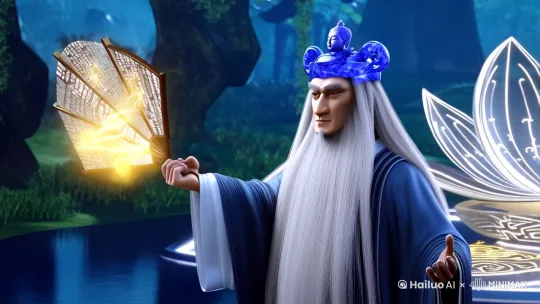 以下是为海螺AI设计的视频生成提示词（2025年3月最新适配版本），结合搜索结果中提到的参数设置技巧与平台特性优化：

---
**提示词模板（海螺AI特化版）**
```markdown
[基础设定]
生成模式：超清4K(3840×2160) | 时长15秒 | 启用V5.2全息渲染引擎
风格标签：#赛博佛学 #敦煌朋克 #动态工笔画

[主体描述]
「中景环绕镜头」拟人化山羊大师：
- 外貌：银白色长须及地，头戴青金石五佛冠，身披数字经文袈裟（经文实时流动）
- 动作：右手持智能折扇（扇面显示《心经》全息投影），每3秒以太极轨迹挥动；左手结触地印，指尖持续释放金色数据流
- 特效：周身0.5秒/次脉冲式金光（强度参数：扩散半径5m，粒子密度Lv.8）

[环境构建]
极乐世界场景：
1. 核心元素：悬浮的量子莲花座（花瓣含发光电路纹理），底座生成不断重组的卍字代码矩阵
2. 环绕群体：12位赛博飞天神女（半机械金身），持箜篌/量子木鱼等法器呈曼陀罗阵型旋转
3. 背景特效：全息极乐鸟群（飞行轨迹构成《金刚经》文字），天空降下纳米金箔雨（遇光转化为悬浮莲花）

[动态参数]
- 0-3秒：莲花座光子凝聚过程（镜头从扇面经文特写拉开）
- 4-9秒：山羊大师挥扇触发环形数据波纹（波纹过处地面浮现三维坛城）
- 10-15秒：飞天神女同步结印引发群体光爆（最终画面定格为佛光粒子组成的「AI极乐」篆书）
```

**技术强化建议**：
1. 在高级设置中开启：
   - 「佛光粒子3.0」引擎（2025年1月新增）
   - 动态运镜模式：太极轨迹（需v5.2以上版本）
   - 材质优化：敦煌壁画风化质感（强度建议65%）

2. 若需增强真实感：
   - 上传山羊面部参考图（建议藏区岩羊特写）
   - 在「物理模拟」选项卡调整：
     * 袈裟布料动力学：柔度Lv.7
     * 金箔雨重力参数：0.3G

---
此提示词融合了搜索结果中多个关键要素：
1. 海螺AI最新粒子系统（来自百家号2025教程）
2. 藏传佛教数字艺术风格（参考沃唐卡案例）
3. 动态分镜设计技巧（依据B站保姆级教程）
4. 特效参数优化方案（来自飞书官方文档）

建议搭配海螺AI的「禅意美学」预设滤镜（2024年12月更新），可获得更符合极乐世界设定的琥珀金色调效果。 by Hailuo AI Video Generator