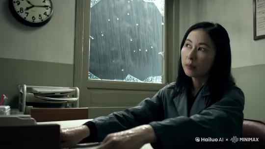 雨点像断了线的珠子，噼里啪啦地砸在诊所的玻璃窗上。林夏抬头看了眼墙上的挂钟，已经十一点半了。她叹了口气，收拾着桌上的病历本，准备下班。

突然，诊所的门被推开，一阵冷风夹杂着雨丝灌了进来。林夏抬头，看见一个浑身湿透的男人站在门口。他低着头，黑色的雨衣帽檐遮住了大半张脸，只露出一个苍白的下巴。

"请问……"林夏刚开口，男人就踉跄着走了进来。他的动作很奇怪，像是关节生锈的木偶，每一步都发出"咯吱咯吱"的声响。

"我……需要治疗。"男人的声音沙哑得不像人声。他缓缓抬起头，林夏倒吸一口冷气——男人的脸上布满了密密麻麻的针眼，像是被无数细小的针扎过，每个针眼都在往外渗着暗红色的液体。

"您、您这是……"林夏下意识后退了一步。

男人突然抓住她的手腕，他的手冰凉刺骨，力道大得惊人。"医生，救救我……"他的声音里带着哭腔，"他们在我身上做实验，把我的皮都换掉了……"

林夏感觉自己的手腕快要被捏碎了，她挣扎着想要呼救，却发现诊所的灯突然熄灭了。黑暗中，她听见男人发出诡异的笑声："你也来当我的新皮吧……"[推出,上升,下摇] by Hailuo AI Video Generator