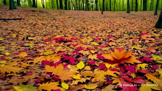 秋天的落叶 by Hailuo AI Video Generator