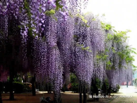 帮我生成微腾花场景   镜头旋转   最后拉近景 by Hailuo AI Video Generator
