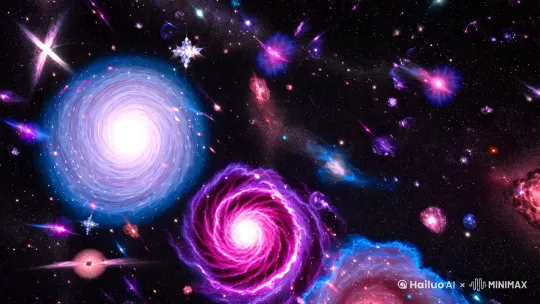 **主题**: 宇宙深空的壮丽与神秘——探索宇宙射线的奇观

**场景描述**:  
在浩瀚无垠的宇宙深空中，星系如同璀璨的宝石，星云如同巨大的星际云朵，散发着五彩斑斓的光芒。宇宙射线如同神秘的使者，在星际空间中穿梭，带来了宇宙深处的能量和信息。整个场景充满了动态的活力和神秘的氛围。

**细节**:  
1. **星云**:  
   - **色彩**: 多彩的星云，色彩层次丰富，粉色、紫色、蓝色和绿色的光芒交织在一起，形成了一幅幅绚丽的图案。
   - **形态**: 星云的形态各异，有的如同巨大的漩涡，有的如同轻柔的薄纱，还有的如同绽放的花朵。
   - **动态**: 星云内部的气体和尘埃在宇宙射线的激发下，呈现出微弱的闪烁效果，仿佛在呼吸。

2. **流星**:  
   - **数量**: 多个流星同时划过天际，拖曳着长长的光尾，仿佛在夜空中舞动。
   - **速度**: 流星快速划过，速度感十足，给人一种瞬间即逝的美丽。
   - **互动**: 流星在穿过宇宙射线密集区域时，会与射线发生轻微的相互作用，产生短暂的闪光和能量涟漪。

3. **极光**:  
   - **形态**: 带电粒子在宇宙中穿梭，形成了如同极光般的美丽光带，这些光带在星云和流星之间穿梭，增添了画面的层次感和动感。
   - **色彩**: 极光的色彩变化多端，从绿色到紫色，再到粉色和蓝色，仿佛在不断变换的彩虹。
   - **来源**: 极光主要由宇宙射线与地球磁场相互作用产生，在深空中，这些光带则是由宇宙射线与星际介质相互作用形成的。

4. **宇宙射线**:  
   - **形态**: 宇宙射线以高能粒子的形式在星际空间中穿梭，呈现出细长的光束或射线状。
   - **色彩**: 宇宙射线通常呈现为淡蓝色或紫色，有时也会因为与星际介质相互作用而呈现出其他色彩。
   - **动态**: 宇宙射线在画面中快速移动，穿过星云、流星和极光区域，与这些天体现象发生相互作用，产生微弱的闪光和能量涟漪。
   - **来源**: 宇宙射线主要来源于超新星爆发、黑洞和中子星等高能天体现象，它们携带着宇宙深处的能量和信息，为整个场景增添了神秘和科学的色彩。

5. **深空背景**:  
   - **星系**: 远处的星系如同璀璨的宝石，星系的旋臂和核心区域清晰可见，恒星在其中闪烁。
   - **星团**: 密集的星团如同珍珠项链，环绕在星云的周围，增加了画面的立体感和深度。
   - **宇宙尘埃**: 宇宙尘埃在星云和星系之间漂浮，形成了朦胧的背景，使得整个场景更加神秘和梦幻。
   - **射线背景**: 宇宙射线在深空背景中穿梭，留下淡淡的轨迹，仿佛在诉说着宇宙的动态和活力。

6. **镜头运动**:  
   - **方向**: 镜头持续向前移动，仿佛在穿越宇宙的深处，带领观众进入一个充满未知和奇迹的世界。
   - **速度**: 镜头移动的速度适中，既不会过快让人感到眩晕，也不会过慢让人感到乏味。
   - **互动**: 镜头在移动过程中，会穿过宇宙射线密集区域，观众可以感受到射线带来的能量和动态效果。

**技术参数**:  
- **分辨率**: 32K高清，确保每一个细节都清晰可见。
- **色彩**: 丰富的色彩层次，真实还原星云、极光和深空背景的绚丽色彩。
- **动态**: 流畅的动态效果，流星、极光、星系和宇宙射线的运动自然流畅。

**氛围**:  
整个场景充满了神秘和壮丽的氛围，让人感受到宇宙的浩瀚和美丽。宇宙射线的加入，使得整个画面更加动态和充满活力，仿佛在诉说着宇宙的古老和神秘。观众仿佛置身于一个充满能量和奇迹的宇宙中，感受到无尽的宁静和震撼。

**提示词总结**:  
"宇宙深空，星系，星云，多彩星云，流星，极光，宇宙射线，带电粒子，32K高清，镜头向前移动，梦幻宇宙，绚丽色彩，动态光带，深空背景，星团，宇宙尘埃，神秘氛围，高能粒子，射线轨迹，能量涟漪"

---

希望这个进一步优化的提示词能帮助您生成更加丰富和壮丽的AI艺术作品！ by Hailuo AI Video Generator