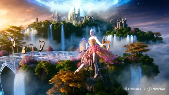 整体概念 :一个充满梦幻与神秘色彩的性感美女跳舞视频,融合了现代与古典元素,展现出独特的艺术魅力,让人仿佛置身于一个奇幻的世界中。
人物特质 :美女拥有着倾国倾城的容貌,气质高冷中带着一丝妩媚,眼神中透露出一种神秘的力量。她的身材凹凸有致,肌肤如雪,穿着一件由花瓣编织而成的舞裙,舞裙随着她的舞动不断变换着形状和颜色,仿佛具有生命一般。
舞蹈风格 :舞蹈融合了现代舞的自由奔放与古典舞的优雅细腻,动作流畅自然,富有张力。她在舞蹈中运用了大量的旋转、跳跃、伸展等动作,每一个动作都充满了力量感和美感,仿佛在与天地对话,展现出一种超凡脱俗的气质。同时,她的舞蹈中还带有一些神秘的符号和手势,这些符号和手势在空中划过,留下一道道绚丽的光芒,为整个舞蹈增添了一份神秘色彩。
场景构建 :视频中的场景是一个悬浮在空中的神秘岛屿,岛屿上绿树成荫,鲜花盛开,瀑布飞流直下,形成一道道彩虹。岛屿的周围环绕着一片片云海,云海中若隐若现地露出一些古老的建筑,如城堡、神庙等。在岛屿的中心有一个巨大的水晶舞台,舞台的周围摆放着一些神秘的乐器,如竖琴、风铃等。舞台的上方有一个巨大的光环,光环中闪烁着无数的星星,为整个场景增添了一份梦幻色彩。
音乐与特效 :背景音乐是一首空灵的音乐,音乐中融合了自然的声音,如鸟鸣、流水、风声等,让人仿佛置身于大自然之中。同时,音乐中还带有一些神秘的音效,如钟声、吟唱等,为整个视频增添了一份神秘氛围。在特效方面,美女的舞裙上不断闪烁着光芒,这些光芒随着她的舞动形成一道道光束,照亮了整个舞台。同时,空中还会不断飘落一些花瓣和光点,这些花瓣和光点在美女的身边飞舞,为她的舞姿增添了一份浪漫色彩。 by Hailuo AI Video Generator