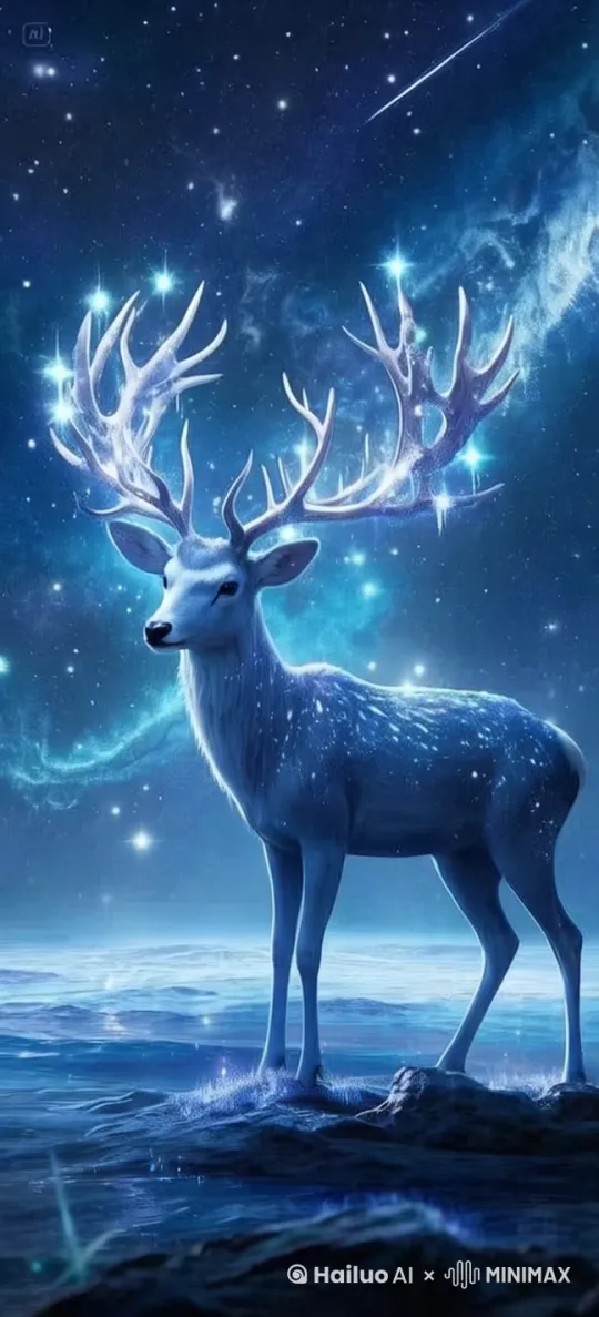 基础设定：
 
 
- 主体：散发幽蓝星光的灵鹿，它的皮毛光滑，每一根毛发都仿佛蕴含着神秘的能量，幽蓝的星光在其周身形成一层淡淡的光晕，照亮了周围的一小片空间。
 
- 场景：
 
 
- 冰原：广袤无垠的冰原，表面覆盖着厚厚的坚冰，在幽冷的星光下，冰面闪烁着神秘而清冷的光泽，仿佛是一片被时间遗忘的世界。冰原上寒风凛冽，扬起的冰屑在星光下闪烁着细碎的光芒。
 
- 时空隧道：流光溢彩的时空隧道，内部充满了神秘能量。星芒纵横交错，如流星般划过，神秘符文若隐若现，散发着古老而神秘的气息。符文时而闪烁着金色的光芒，时而又隐没在黑暗之中。
 
- 动作与过渡：
 
 
- 灵鹿静静地伫立在冰原之上，前蹄轻轻蹬地，似乎在与这片冰原进行着无声的交流。它的身体微微颤抖，仿佛感受到了即将到来的变化。
 
- 突然，天空中风云突变，一道夺目的能量束如闪电般划破天际，直直地射向冰原，在灵鹿正前方瞬间凝聚成一个急速旋转的五彩时空漩涡。漩涡周围的空气被扭曲，神秘符文围绕着漩涡闪烁，散发出强大的能量波动。
 
- 灵鹿瞬间警觉，双耳高高竖起，眼睛中幽蓝的光芒变得更加浓烈，仿佛两团燃烧的火焰。它后腿用力一蹬，身体如离弦之箭般高高跃起，在空中划出一道优美而矫健的弧线。
 
- 随着灵鹿靠近时空漩涡，它身上的幽蓝星光与漩涡的五彩光芒激烈碰撞，迸发出耀眼的光芒和无数细小的能量碎片，如同烟花绽放般绚烂。
 
- 紧接着，一股强大的吸力将灵鹿猛地拽入漩涡之中，灵鹿的身影在光芒和能量碎片中逐渐消失。
 
- 镜头运动：
 
 
- 起始镜头以全景展示广袤冰原和逐渐形成的时空漩涡，让观众感受到场景的宏大与震撼。
 
- 迅速拉近到灵鹿特写，细致捕捉灵鹿的神情变化、肌肉紧绷的状态以及毛发的细微颤动。
 
- 再拉远环绕漩涡，全方位展现灵鹿被吸入漩涡的全过程，包括光芒的交织、能量的波动。
 
- 最后跟随灵鹿进入时空隧道。
 
- 过渡后画面：灵鹿进入时空隧道后，整个身体被绚丽多彩的光芒紧紧环绕。在飞速穿梭的星芒和不断闪烁的神秘符文之间，灵鹿坚定地向前迈进。它的幽蓝星光在这神秘的隧道中显得愈发深邃，仿佛承载着无尽的使命，正在穿越这未知而神秘的时空领域 。 by Hailuo AI Video Generator