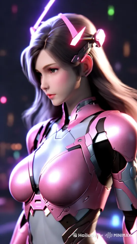 [左移,右摇,跟随]机械姬闪亮登场 by Hailuo AI Video Generator