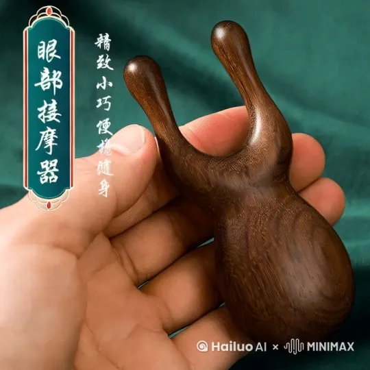 是一种多功能的护理工具，用于脸部、面部、头部、眼部和鼻梁的按摩和护理。
用途：
1. 脸部按摩：通过轻柔的按摩，促进脸部血液循环，帮助缓解面部肌肉紧张，提升肌肤弹性。
2. 眼部护理：轻轻按摩眼周，缓解眼部疲劳，减少黑眼圈和眼袋。
3. 头部放松：用于头部按摩，帮助放松头皮，缓解头痛和压力。
4. 鼻梁护理：通过刮鼻梁的方式，帮助塑造鼻梁线条，促进鼻部血液循环。
5. 美鼻器：长期使用有助于鼻部护理，帮助改善鼻部轮廓。 by Hailuo AI Video Generator