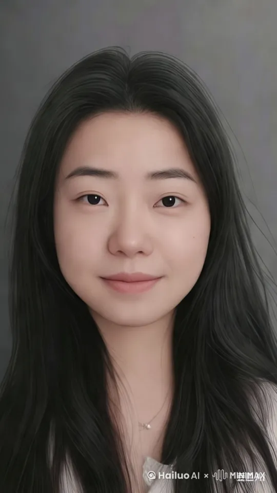一个身穿白色蕾丝连衣裙的美女，向高大的森林走去，一丝丝阳光透过树叶打在美女的侧脸，从近景到远景，要有故事感，唯美 by Hailuo AI Video Generator