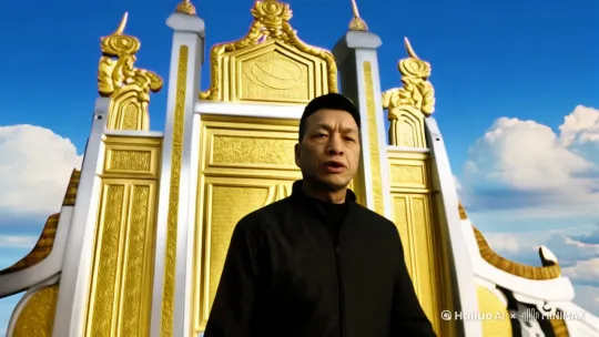 先去天上看看南天门，再去地府看阎王殿 by Hailuo AI Video Generator