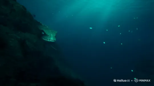 深海里的海怪 by Hailuo AI Video Generator