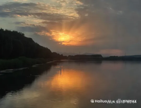 早晨的霞光万道 by Hailuo AI Video Generator