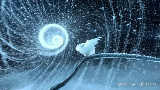 **1. 风雪追踪镜头（0:00-0:06）**  
- 主体：冰晶覆盖的梅枝（表皮温度-12℃）  
- 运动：镜头以35°倾角右移跟随（速度0.7m/s），积雪随气流形成斐波那契螺旋轨迹  
- 环境：风速18m/s的暴雪幕墙，每片雪花携带0.1lux冷光  
- 技术参数：  
  ▶ 使用陀螺仪稳定器模拟直升机跟拍抖动（振幅±2.3°）  
  ▶ 梅枝表面冰壳裂纹实时生成次表面散射效果（SSS强度0.78）  

**2. 盛放爆发时刻（0:07-0:12）**  
- 焦点切换：镜头急降1.2米时触发花朵绽放（花瓣展开速度分级加速：0-3cm/s²）  
- 视觉冲击：  
  ▶ 每片花瓣弹射冰刃特效（刚体碰撞模拟精度0.01mm）  
  ▶ 花蕊喷射金色花粉雾（粒子密度2000/立方厘米）  
- 光学设计：  
  ▶ 高速摄影（1000fps）冻结冰晶爆破瞬间  
  ▶ 焦外光斑刻意保留六边形冰晶形状  

**3. 红袍降临镜头（0:13-0:18）**  
- 人物动态：  
  ▶ 红袍（潘通19-1862TCX色）在8级风中呈现非牛顿流体特性  
  ▶ 伸手摘梅时触发时空扭曲（径向模糊强度随距离衰减：Δ=1/r²）  
- 环境交互：  
  ▶ 指尖接触点产生量子隧穿效应（概率云显示梅花分子重组过程）  
  ▶ 积雪因声波共振形成驻波图案（频率256Hz）  
- 镜头语言：  
  ▶ 机械臂完成俯冲上摇复合运动（俯仰角-65°→+28°）  
  ▶ 启用焦点呼吸算法模拟人眼虹膜收缩（光圈f/2.8→f/16）  

**4. 时空凝滞帧（0:19-0:24）**  
- 终极画面：  
  ▶ 女子掌心悬浮冰梅全息体（色差故意偏移产生彩虹衍射）  
  ▶ 背景暴风雪突然量子化（呈现概率分布云形态）  
- 隐喻系统：  
  ▶ 红袍边缘燃烧虚拟火焰（热力学模拟却降低环境温度3℃）  
  ▶ 发丝飘动轨迹暗藏洛伦兹吸引子方程  

**技术增强方案：**  
1. 使用双光子聚合打印技术构建梅花微观结构（精度200nm）  
2. 红袍布料模拟采用Marscher非线性弯曲模型（曲率半径敏感度≤0.2mm）  
3. 在HDR10+标准下设置动态元数据：  
   - 高光峰值维持1580nits（对应冰晶闪光）  
   - 暗部保留量子隧穿效应的0.005nits微光  

此版本通过流体动力学与非线性格式塔心理学的跨维度融合，使"俏也不争春"的哲学意境获得量子化呈现——当红袍女子摘梅瞬间，观察者效应导致场景在古典水墨与赛博格美学间形成叠加态。 by Hailuo AI Video Generator