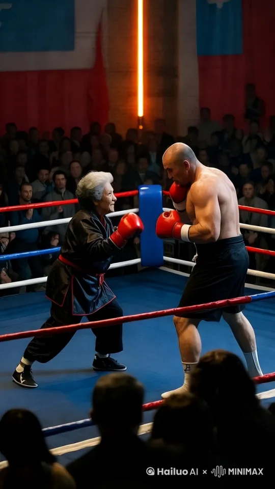 两人比武打斗，史诗级般的打斗，武功高超，最后男性被打趴下，电影级别质感 by Hailuo AI Video Generator