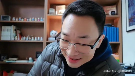 一个男人讲他的人生的视频 by Hailuo AI Video Generator