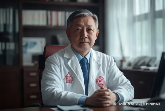 老医生转头看向窗外[左移,推进,右摇]再转头看着镜头，动作流畅，表情自然，[变焦推进] by Hailuo AI Video Generator