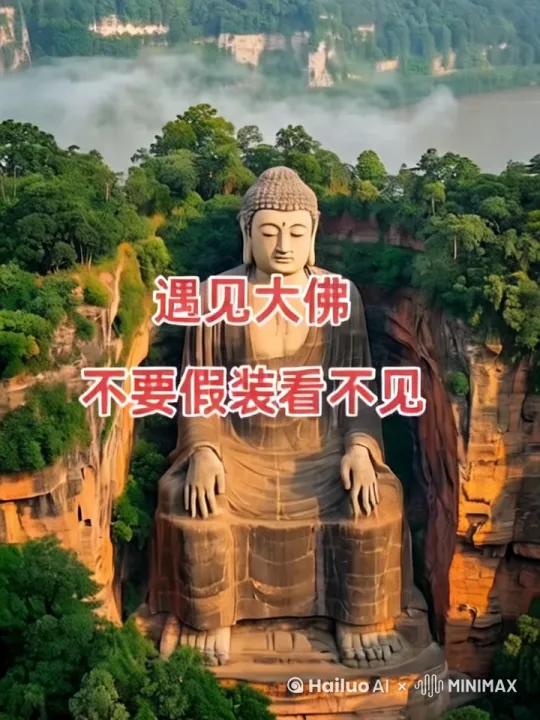 慢慢的越来越清晰，然后挥手撒下祝福。最后出现关注我接好运几个大字。 by Hailuo AI Video Generator