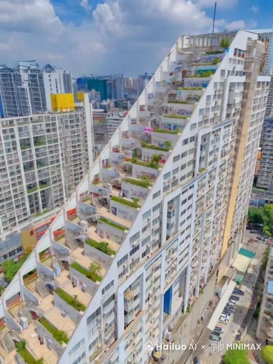 一架飞碟落下几十块板砖把照片的建筑砸成巨型有缺口的人型机器人，机器人说：“我是原批”。机器人拿起手机打开微信，微信冒出绿光把机器人的缺口补齐了，机器人的手机变成传送门，传送门冒出一个《熊出没》动画里的熊大角色，熊大说：“我是原神玩家，我直接给你看点乐子”。熊大用蜂蜜手舞足蹈的召唤出一群冒着火焰的哪吒，哪吒六条手臂握住飞碟两翼，扳了好几次才把飞碟一分为二，并且吐出一团火焰把飞碟里的蓝色外星人烧成烤肉干了，熊大和哪吒一起快乐地吃着肉干，说：“外星人真好吃，以后还要吃！”。 by Hailuo AI Video Generator