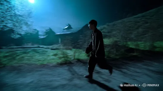 夜深人静，月光如水，洒在寂静的小村庄上。村头的老槐树下，风吹过，树叶沙沙作响，仿佛有人在低声私语。村里人都说，这棵树有灵性，夜里最好不要靠近。可偏偏有个叫阿强的年轻人，不信邪，总爱在夜里出门闲逛。

这天夜里，阿强又独自走在村间的小路上。月光把他的影子拉得老长，四周一片死寂，只有他的脚步声在空旷的街道上回荡。走着走着，他忽然听到一阵低语声，像是从老槐树那边传来的。阿强停下脚步，仔细听，那声音断断续续，仿佛有人在说着什么，却又听不真切。

他皱了皱眉，心想：“谁大半夜的还在树下说话？”好奇心驱使他朝老槐树走去。越靠近，那声音越清晰，像是两个人在低声交谈，语气急促，却又带着一丝诡异的平静。

阿强走到树下，四下张望，却一个人影也没看到。那声音却依旧在耳边萦绕，仿佛就在他身旁。他抬头看向树冠，月光透过枝叶，斑驳的影子在地上晃动，像是无数只眼睛在注视着他。

突然，那声音戛然而止，四周陷入了一片死寂。阿强的心猛地一紧，后背一阵发凉。他下意识地后退一步，却感觉脚下一滑，像是踩到了什么东西。他低头一看，地上竟然有一滩暗红色的液体，散发着浓重的腥味。

阿强的头皮一阵发麻，心跳加速。他转身想跑，却发现双腿像是被钉在了地上，动弹不得。就在这时，那低语声再次响起，这次他听清楚了，是两个女人的声音，一个在哭，一个在笑。

“你来了……”那哭泣的声音幽幽地说道，仿佛就在他耳边。

“你终于来了……”那笑声紧随其后，带着一种诡异的欢快。

阿强的呼吸急促起来，额头上冷汗直冒。他想喊，却发现自己发不出声音。月光下，他看到树影中缓缓浮现出两个模糊的身影，一个穿着白衣，一个穿着红衣，正一步步朝他走来。

“你不该来的……”白衣女人低声说道，声音像是从很远的地方传来。

“可你来了……”红衣女人咯咯笑着，声音尖锐刺耳。

阿强终于能动了，他转身就跑，却发现四周的街道变得陌生而扭曲，仿佛陷入了无尽的迷宫。他拼命地跑，耳边却始终回荡着那低语声，仿佛那两个人影就在他身后，紧紧跟随。

不知跑了多久，阿强终于跑到了村口，气喘吁吁地停下脚步。他回头一看，老槐树依旧静静地立在那里，月光下，树影婆娑，仿佛什么都没有发生过。

从那以后，阿强再也不敢夜里出门了。村里人问他那天夜里发生了什么，他总是摇摇头，什么都不说。只有他自己知道，那天夜里的低语声，至今还在他的梦中回荡，挥之不去。

老槐树下，风依旧在吹，树叶依旧在沙沙作响，仿佛那夜的低语从未停止，只是等待下一个不信邪的人，在夜半无人时，靠近它，倾听它…… by Hailuo AI Video Generator