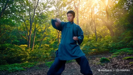 武途新始：穿越之变

虾仁，在21世纪那片充满科技与喧嚣的土地上，是个不折不扣的武术天才。自幼，他就痴迷于武术，寒来暑往，从未间断训练。他的拳脚间仿佛藏着风与雷，刚劲有力又灵动多变，在各类武术赛事里，奖杯与荣誉如雪花般纷纷飘落至他怀中，旁人眼中满是羡慕与钦佩。

那是个看似平常却又注定不凡的日子，虾仁独自前往深山，他渴望在那静谧之地突破自身极限。山林间，微风轻拂，树叶沙沙作响，阳光透过茂密的枝叶洒下，形成一片片金色光斑。他沉浸在自己的武术世界里，拳脚挥舞，每一次发力都带起一阵劲风。

然而，风云突变，原本晴朗的天空瞬间被乌云遮蔽，墨色的云层翻涌汇聚，一场罕见的雷暴毫无征兆地袭来。惊雷滚滚，仿若远古巨兽的咆哮，震得人耳鼓生疼。一道奇异的闪电，拖着幽蓝的尾焰，直直地朝着虾仁劈落。他躲避不及，只觉眼前白光一闪，随后意识便坠入无尽黑暗。

当虾仁再次恢复意识，入目是雕花精美的床榻，木质的纹理散发着古朴的气息，空气中弥漫着淡淡的檀香味。他刚想坐起身，脑袋却突然一阵剧痛，无数不属于他的记忆如汹涌潮水般涌入脑海。

他这才知晓，自己附身到了大楚王朝镇远大将军之子身上。原主一心追求武学巅峰，却因修炼时急于求成，误入歧途，导致走火入魔，昏迷不醒，这才给了他穿越而来的契机。

通过原主的记忆，虾仁渐渐了解到这个世界的运行规则——武力至上。从最低级的九品武者开始，一步步往上攀升，依次是一品，再到令人敬仰的宗师、大宗师，而传说中那遥不可及的天人境界，更是站在了这个世界武力的最顶端。达到宗师境界者，便能御空飞行，操控天地灵力为己用；大宗师更是能以一己之力改变山河地貌；至于天人，据说可掌控生死轮回，与天地同寿，拥有着超凡脱俗、难以想象的神通。

而在当今的大楚王朝，武力值最高者当属阿良，被尊为大宗师。阿良的威名，如同高悬的烈日，震慑四方。他的每一次出手，都被人们口口相传，成为武者们心中难以企及的传奇。据说，阿良曾在一场大战中，仅凭一人一剑，便击退了敌方千军万马，其风姿与实力，令无数人为之倾倒。

虾仁深知，在这个强者为尊、战火纷飞的乱世，要想生存下去，保护好原主的家人，守护住这份来之不易的身份，唯有依靠强大的武力。于是，在身体逐渐恢复后，他迫不及待地前往家族的藏书阁。

藏书阁中弥漫着陈旧纸张与岁月的气息，一排排书架上摆满了古籍与修炼秘籍。虾仁的目光在这些书籍上一一扫过，内心满是对知识的渴望。凭借前世扎实的武术根基，以及这具身体与生俱来的出色天赋，他迅速沉浸其中，开始钻研各类修炼功法，尝试引导体内那神秘的灵力缓缓运转，一场惊心动魄的武途冒险，就此拉开帷幕。 by Hailuo AI Video Generator
