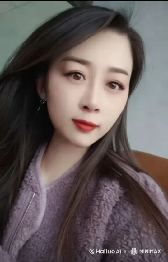 美女做在越美女，坐在月亮上看星星 by Hailuo AI Video Generator