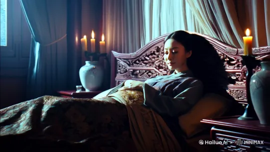 《如梦令》
宋·李清照  
昨夜雨疏风骤，浓睡不消残酒。  
试问卷帘人，却道海棠依旧。  
知否？知否？应是绿肥红瘦。 by Hailuo AI Video Generator