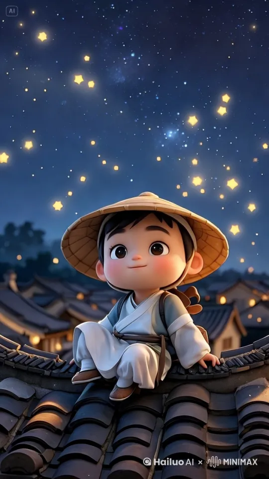 图片整体动态呈现，自然流畅，小男孩在说话，高清，无扭曲，无变形。 by Hailuo AI Video Generator