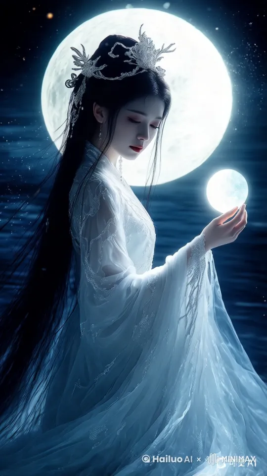 [左移,右摇,跟随]向左转身，正面，镜头推进，粒子特效剧烈。动态模糊，大气磅礴 by Hailuo AI Video Generator