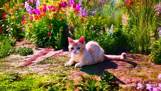 一只可爱的小猫 by Hailuo AI Video Generator