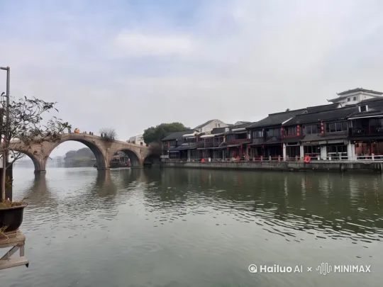 一条巨龙从水里跃起，盘旋在空中 by Hailuo AI Video Generator