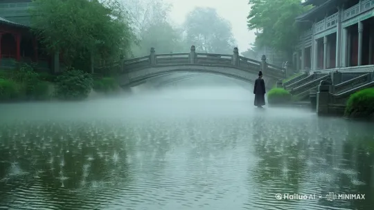 江南烟雨朦胧 by Hailuo AI Video Generator