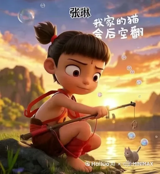 小猫后空翻三次 by Hailuo AI Video Generator