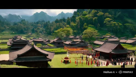 在中国的民间故事中，"明争暗斗"通常指的是表面上看似平静无事，实则暗地里充满了竞争和斗争的情节。下面是一个简短的虚构民间故事，体现了这种主题：

从前，在一个遥远的村庄里，有两个家族，分别是张家和李家。这两个家族在村中各自拥有大片的田地和丰富的资源，表面上，两家关系和睦，相互帮助，共同庆祝节日，共同参与村中的事务。

然而，在这和谐的表面下，两家之间存在着激烈的竞争。张家的长子张强和李家的长女李芳，从小一起长大，彼此之间有着深厚的感情。但随着年龄的增长，两家的家长们为了争夺村中更多的土地和资源，开始暗中较劲，希望自己的孩子能通过婚姻联合其他有权势的家族，从而在竞争中占据优势。

张家和李家的家长们虽然表面上仍然保持着友好，但暗地里却在策划着如何让自己的孩子与更有利的对象联姻。张强和李芳虽然了解家族之间的竞争，但他们仍然坚持自己的感情，不愿意成为家族利益的牺牲品。

最终，张强和李芳决定离开村庄，去寻找属于他们自己的生活。他们相信，真正的幸福不是建立在家族的权力和财富之上，而是建立在两个人相互的理解、尊重和支持之上。

这个故事虽然简单，但它体现了民间故事中常见的主题——表面上的和谐与暗中的竞争，以及个人情感与家族利益之间的冲突。通过这个故事，我们可以看到，尽管在某些社会和文化背景下，家族和集体利益可能会被看作是至高无上的，但个人的幸福和选择同样重要，有时甚至更为重要。 by Hailuo AI Video Generator