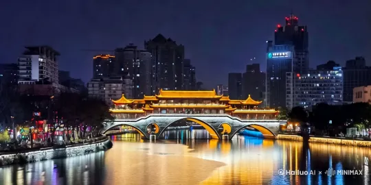 水中浮出一只小奥特曼 by Hailuo AI Video Generator