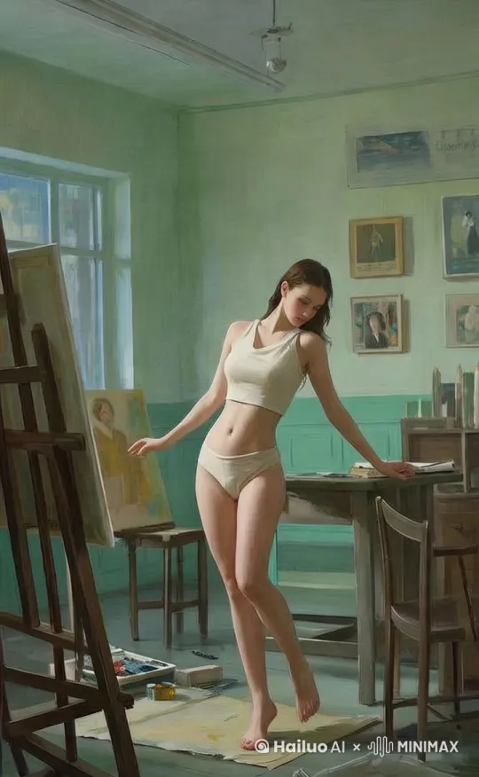 跳踢踏舞[右移,左摇,跟随] by Hailuo AI Video Generator
