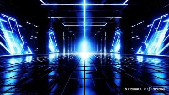 密室里的灯光闪烁着[推进,变焦推进,晃动] by Hailuo AI Video Generator