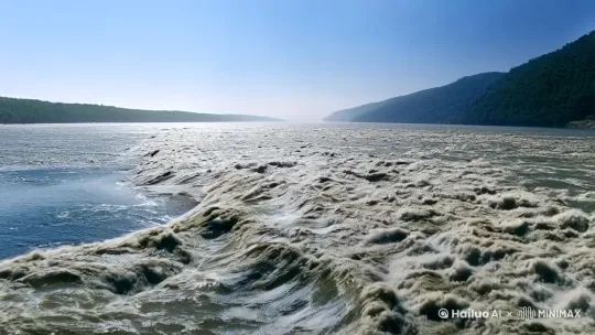 君不见，黄河之水天上来，奔流到海不复回。君不见，高堂明镜悲白发，朝如青丝暮成雪。人生得意须尽欢，莫使金樽空对月。天生我材必有用，千金散尽还复来。烹羊宰牛且为乐，会须一饮三百杯。岑夫子丹丘生，将进酒，杯莫停。与君歌一曲，请君为我倾耳听。钟鼓馔玉不足贵，但愿长醉不复醒。古来圣贤皆寂寞，惟有饮者留其名。陈王昔时宴平乐，斗酒十千恣欢谑。主人何为言少钱，径须沽取对君酌。五花马，千金裘，呼儿将出换美酒，与尔同销万古愁。 by Hailuo AI Video Generator