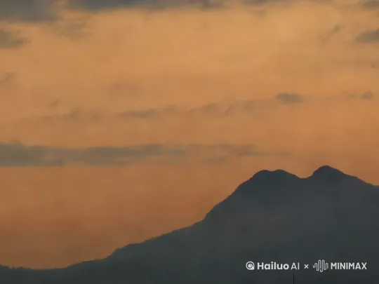 在秋天的海边下看着落叶散步宫崎骏风格 by Hailuo AI Video Generator