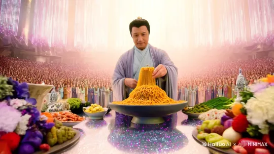 ### 小说标题:《厨神修真录》
---
#### 第一章:穿越异界
林小凡是一名普通的厨师,在一家小餐馆里默默无闻地工作。他从小就对烹饪充满热情,梦想着有一天能成为世界顶级厨师。然而,现实却让他屡屡碰壁。一天,他在研究一道新菜时,不小心打翻了一瓶神秘的香料,瞬间被一道金光包裹。
当他再次睁开眼时,发现自己置身于一个陌生的世界。这里山清水秀,灵气缭绕,远处还有御剑飞行的修士。林小凡愣住了,喃喃自语:“这是哪里?我穿越了?”
就在这时,一个苍老的声音在他耳边响起:“年轻人,你与厨道有缘,可愿随我修行?”
林小凡回头一看,只见一位白发苍苍的老者正笑眯眯地看着他。老者自称是“天厨宗”的长老,专门以烹饪入道,修炼厨艺。林小凡虽然一头雾水,但想到自己在这个世界无依无靠,便点头答应。
---
#### 第二章:厨道修行
天厨宗是一个以烹饪为修炼方式的宗门,弟子们通过制作灵膳来提升修为。林小凡初入宗门,便被安排到厨房打杂。他虽然对修真一窍不通,但烹饪却是他的强项。
第一天,长老让他做一道最简单的灵膳——“清灵粥”。林小凡按照自己的理解,将灵米洗净,加入灵泉水,用文火慢炖。他还在粥中加入了几片灵草,增添香气。
当粥端到长老面前时,长老轻轻舀了一勺,放入口中。片刻后,他眼中闪过一丝惊讶:“此粥灵气充沛,口感细腻,竟能让人心神宁静,不错!”
林小凡心中一喜,没想到自己的厨艺在这个世界也能派上用场。从那天起,他开始系统地学习灵膳的制作方法,逐渐掌握了如何将灵气融入食材中。
---
#### 第三章:初露锋芒
几个月后,天厨宗举办了一场内部比试,目的是选拔优秀弟子参加即将到来的“灵膳大会”。林小凡决定参加,他想借此机会证明自己的实力。
比试的题目是制作一道能提升修为的灵膳。林小凡思考良久,决定做一道“灵焰烤鱼”。他选用了一条富含灵气的灵鱼,用特制的灵草腌制,再用灵火烤制。烤制过程中,他还加入了几滴灵蜂蜜,增添风味。
当他的烤鱼端上评委席时,众人纷纷被其香气吸引。一位评委品尝后,惊讶地说道:“此鱼外焦里嫩,灵气充沛,竟能让人修为提升一小截,真是难得!”
最终,林小凡以优异的成绩获得了比试的第一名,成功拿到了参加灵膳大会的资格。
---
#### 第四章:灵膳大会
灵膳大会是整个修真界最盛大的厨艺比赛,参赛者都是各大宗门的顶尖灵膳师。林小凡虽然初出茅庐,但他对自己的厨艺充满信心。
比赛的第一轮题目是制作一道能治愈伤势的灵膳。林小凡决定做一道“灵药炖鸡汤”。他选用了一只灵鸡,加入了几种珍贵的灵药,用文火慢炖。炖制过程中,他不断调整火候,确保灵药的药效完全融入汤中。
当他的鸡汤端上评委席时,一位受伤的评委喝了一口,顿时感觉体内的伤势迅速愈合。他激动地说道:“此汤不仅美味,还能治愈伤势,真是神乎其技!”
林小凡顺利通过了第一轮比赛。接下来的几轮比赛中,他凭借出色的厨艺和创新的灵膳,一路过关斩将,最终闯入了决赛。
---
#### 第五章:巅峰对决
决赛的对手是来自“天火宗”的天才灵膳师——炎无极。炎无极是修真界公认的灵膳天才,他的灵膳不仅美味,还能大幅提升修为。
决赛的题目是制作一道能突破境界的灵膳。林小凡决定做一道“灵韵龙须面”。他选用了一种罕见的灵麦,将其磨成面粉,再加入灵泉水揉成面团。拉面时,他将灵气注入面条中,使其变得晶莹剔透。
煮面时,他加入了几种珍贵的灵草,还用灵火熬制了一锅浓郁的灵汤。最后,他将面条放入汤中,撒上一些灵葱花,一道香气扑鼻的灵韵龙须面便完成了。
当他的面条端上评委席时,炎无极的灵膳也同时呈上。评委们品尝后,纷纷露出震惊的表情。一位评委说道:“林小凡的灵韵龙须面不仅美味,还能让人突破境界,真是前所未见!”
最终,林小凡以微弱的优势战胜了炎无极,夺得了灵膳大会的冠军。
---
#### 第六章:厨神之名
林小凡的名字迅速传遍了整个修真界,他被誉为“厨神”。各大宗门纷纷邀请他去做客,希望能品尝到他的灵膳。然而,林小凡并没有因此而骄傲自满,他依然坚持修炼厨艺,不断探索新的灵膳。
一天,他回到天厨宗,发现宗门内一片狼藉。原来,一股黑暗势力盯上了天厨宗的灵膳秘方,企图将其据为己有。林小凡决定挺身而出,保护宗门。
他利用自己的厨艺,制作了一道“灵光护宗大阵”。这道大阵以灵膳为基础,将灵气凝聚成屏障,保护宗门不受侵害。最终,黑暗势力被击退,天厨宗得以保全。
---
#### 第七章:传承与未来
林小凡成为了天厨宗的宗主,他将自己的厨艺传授给更多的弟子,希望他们能将厨道发扬光大。他还游历四方,寻找更多的灵膳秘方,不断提升自己的修为。
多年后,林小凡终于突破了修真界的极限,飞升成仙。在飞升之前,他留下了一本《厨神秘录》,记载了他毕生的厨艺心得和灵膳秘方。
从此,林小凡的 by Hailuo AI Video Generator