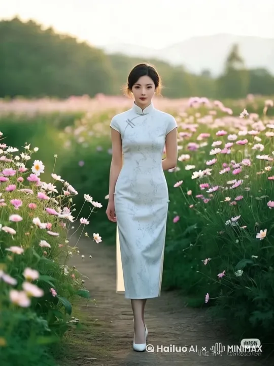 美女向着镜头走来[左移,右摇,跟随] by Hailuo AI Video Generator